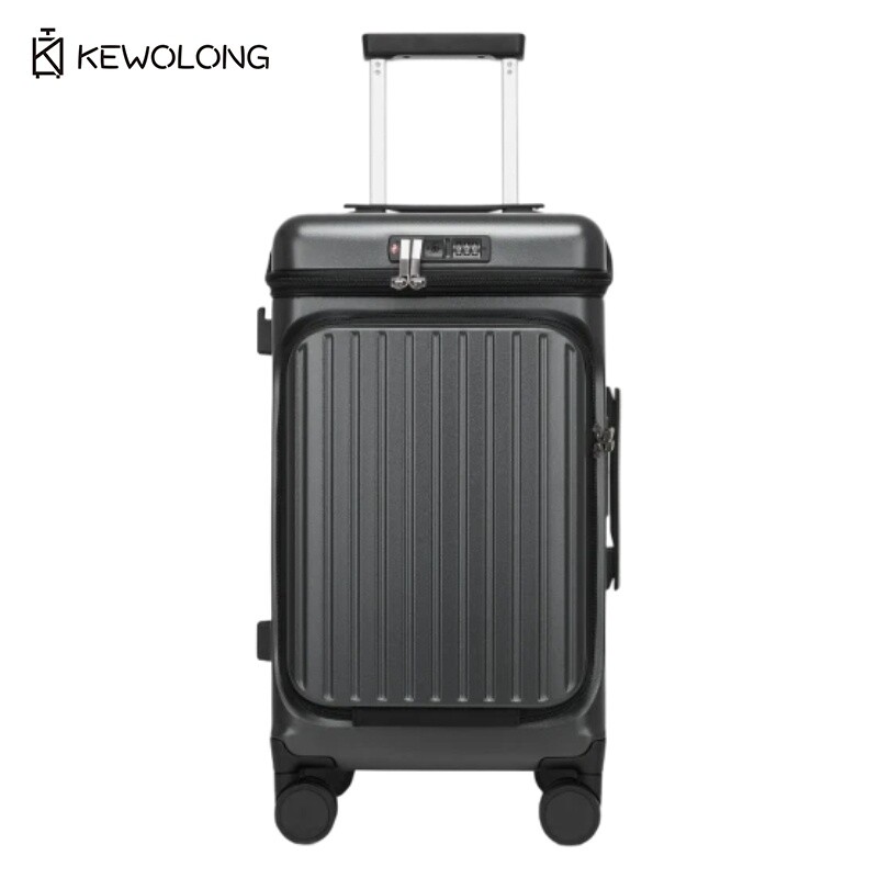 กระเป๋าเดินทางแบบเปิดด้านหน้าข - Spinner Wheel Rolling Suitcase 20 Inch บทวิจารณ์และราคา