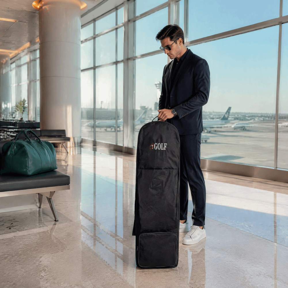 กระเป๋าเดินทางกอล์ฟสีดำ แบบพับ - Foldable Rolling Luggage Bag บทวิจารณ์และราคา