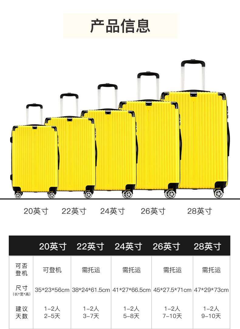 กระเป๋าเดินทางขนาด 20-26 นิ้ว  - Foldable Rolling Luggage Bag บทวิจารณ์และราคา