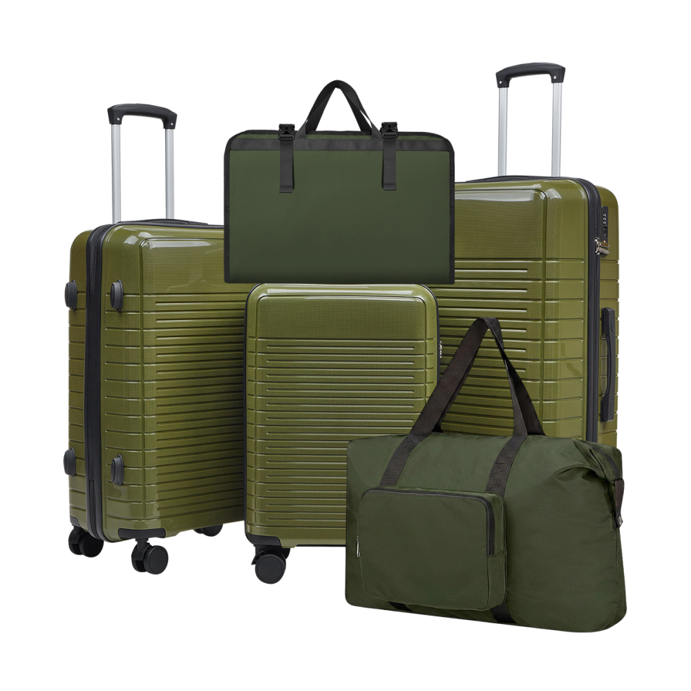 ชุดกระเป๋าเดินทางแบบแข็ง PP 5  - Spinner Wheel Rolling Suitcase 20 Inch บทวิจารณ์และราคา