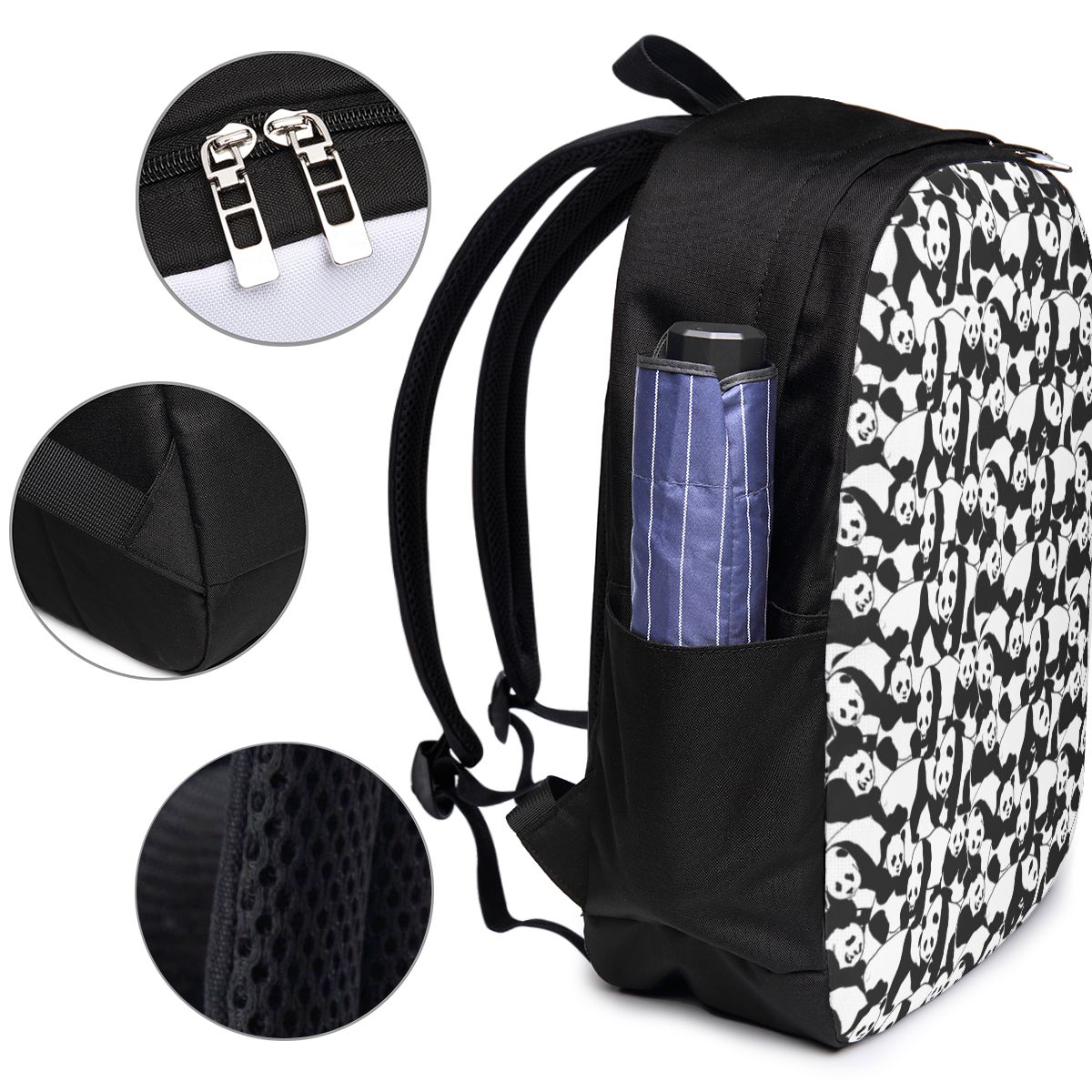 แพนด้าแพทเทิร์นกระเป๋าเป้สะพาย - Backpacks บทวิจารณ์และราคา